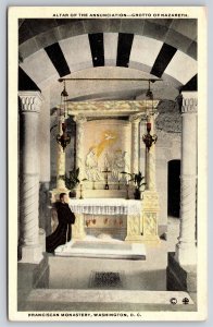 Washington DC~Altar Of The Annunciation @ Franciscan Monastery~Vintage Postcard