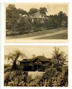 3 RPPC's - Unknown Sites. Houses, All in New Hampshire