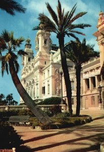 Vintage Postcard Reflets De La Cote D'Azur Monaco Le Casino Et Les Terrasses MC