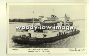 pp1692 - Woolwich Ferry - Ernest Brown in 1984 - Pamlin postcard