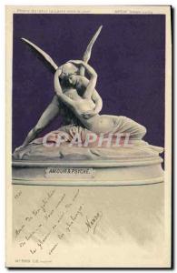 CPA Carte transparente Amour & Psyche 