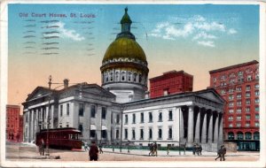Postcard MO St. Louis - Old Court House