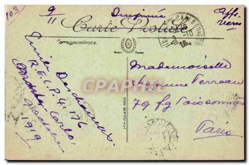 Old Postcard Monaco Monte Carlo casino Together