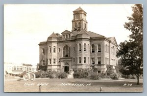 CENTERVILLE IA COURT HOUSE VINTAGE REAL PHOTO POSTCARD RPPC