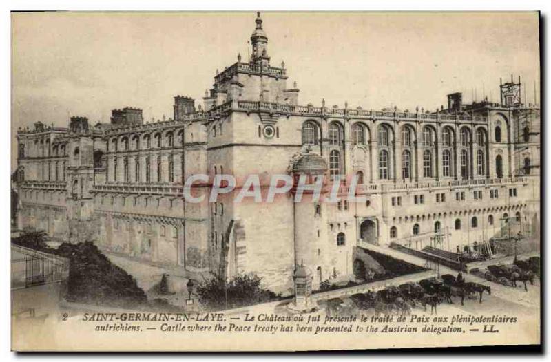 Postcard Old Saint Germain En Laye The castle was present or the peace treaty...