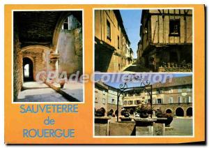 Postcard Old Sauveterre Rouergue Aveyron Bastide Royale