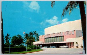 Miami Beach Florida 1960s Postcard Auditorium Home Of Jackie Gleason Show
