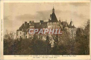 Old Postcard Chaumont sur Loire (Loir et Cher) South West Chateau Together