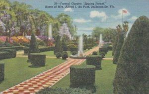 Florida Jacksonville Formal Garden Epping Forest Home Of Mrs Alfred I du Pont...
