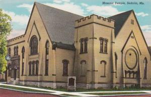 Missouri Sedalia Masonic Temple Curteich