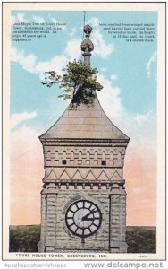 Indiana Greensburg Court Huse Tower