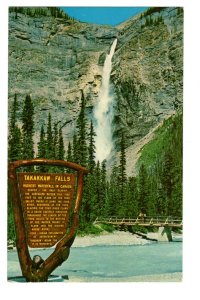 Takakkaw Water Falls, Bridge, Yoho National Park, Field, British Columbia