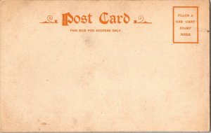 c1905 Temple Shaare Emeth Building Complex St Louis MO Undivided Back Postcard 