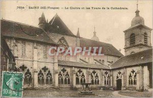 Old Postcard Saint Die (Vosges) The Cloister and the Cathedral Tours