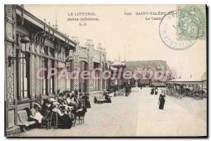 Old Postcard The Coast Inland Seine Saint Valery en Caux The Casino