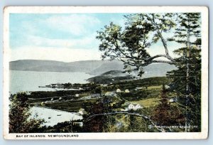 Newfoundland Canada Postcard View Of Bay Of Islands c1910's Unposted Antique