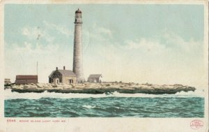 BOONE Island LIGHTHOUSE, YORK, Maine, 1910