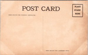 Views from Fire Area old Orchard Beach Post card Riverside Woolen Co.
