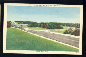 Cape Cod, Massachusetts/Mass/MA Postcard, Mid-Cape Highway
