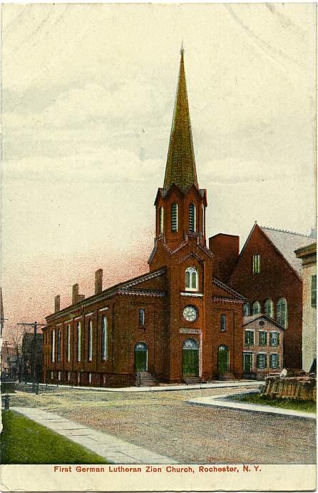 First German Lutheran Zion Church - Rochester NY, New York - DB