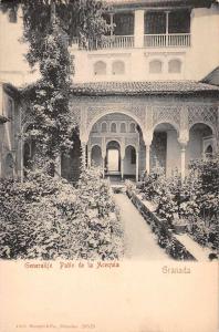 Granada Spain generaife patio de la Acequia antique pc Z23970