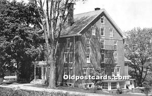 48 Room Central Brick Dwelling House 1883, modern card Sabbathday Lake, ME, U...