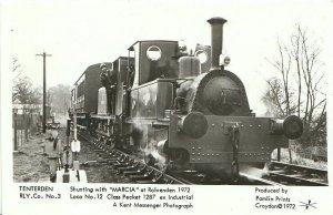 Kent Railway Postcard - Tenterden - Shunting With Marcia at Rolvenden  2234