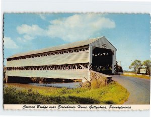 Postcard Covered Bridge, Gettysburg, Pennsylvania