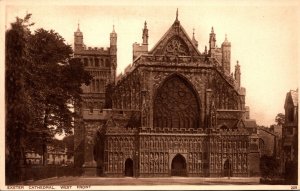 England Exeter Cathedral West Front