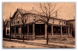 Knights of Pythias K of P Home Huntington Indiana IN DB Postcard I18