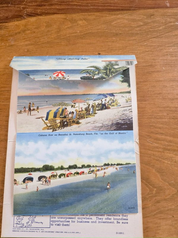 Holiday Isles - On the Gulf of Mexico - Florida Booklet - 16 photos - 1940s