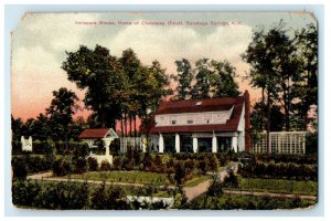 1909 Inniscara House Home Of Chauncey Olcott Saratoga Springs New York Postcard