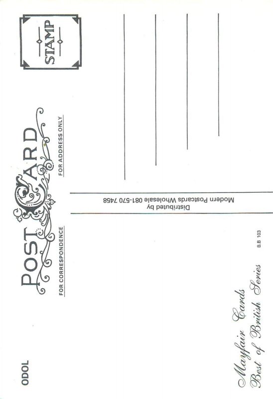 Odol Tooth Paste advertising poster postcard