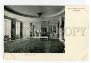 493151 Switzerland Lucerne Grand Hotel National advertising Vintage postcard