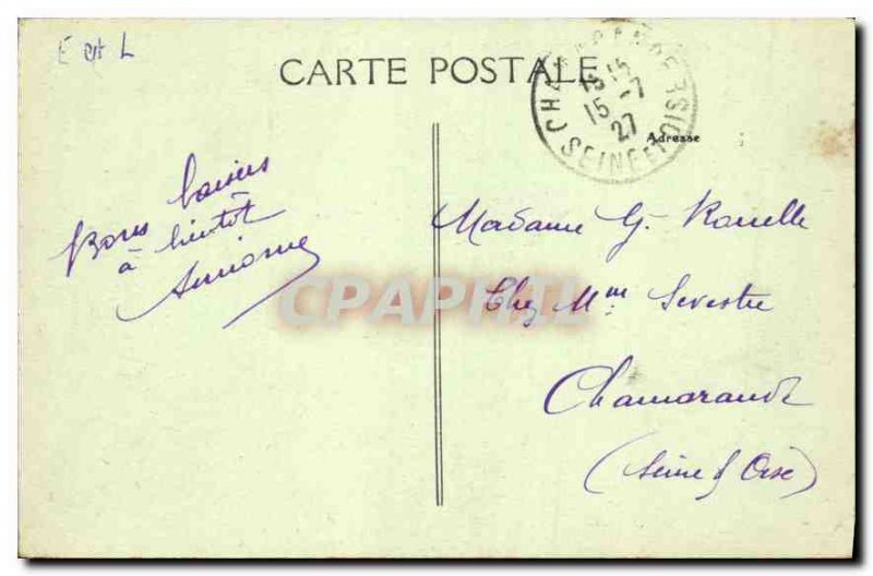 Postcard Old Chateau of Chateaudun North Facade
