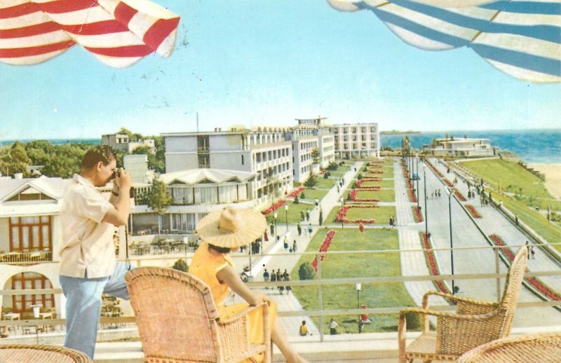 Postcard Romania Mangalia North villas