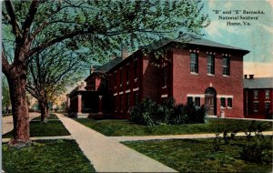 Postcard VA Hampton Barracks National Home Civil War Disabled Soldiers ~1910 S79