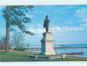 Pre-1980 MONUMENT Jamestown - Near Hampton & Newport News Virginia VA F2566