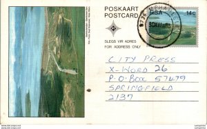 RSA South Africa Postal Stationery Dam to Springfield