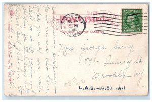 1916 Post Office Exterior Building Sioux City Iowa Vintage Antique IA Postcard