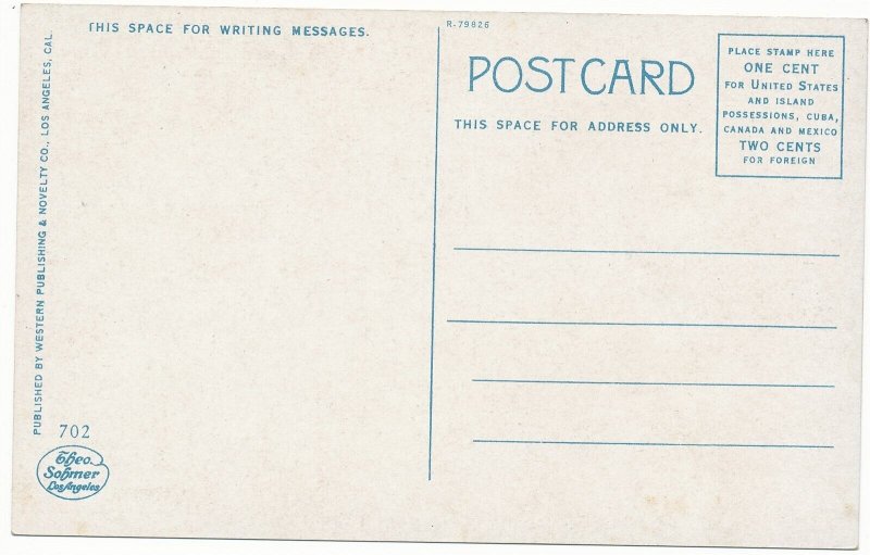 Mount Lowe Great Incline California Postcard