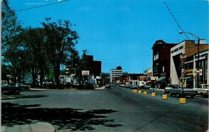 Vtg St Lambert Quebec Canada Montreal Victoria Street View Postcard