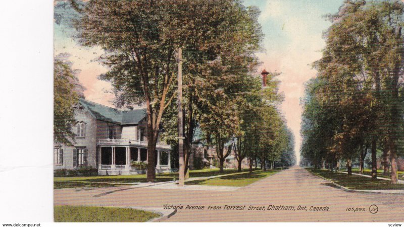 CHATHAM, Ontario, Canada, 1900-10s; Victoria Avenue