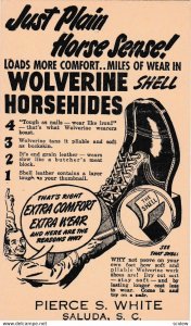 SALUDA , South Carolina, 1920-30s ; Wolverine Horsehide shoes