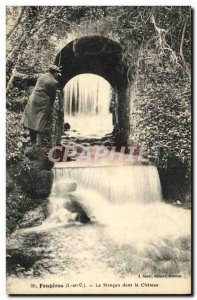 Old Postcard Fougeres The Nançon in the Chateau