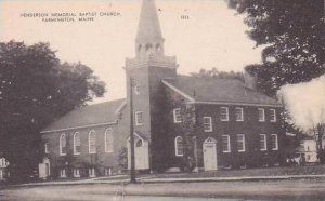 Maine Farmington Henderson Memorial Baptist Church