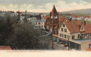 Bethlehem New Hampshire~Bethlehem Street Stores~Church~Homes~White Mts~1907 