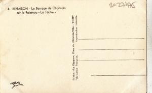 BF27475 le barrage de chartrain  renaison  france  front/back image