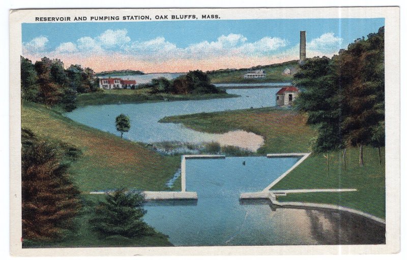 Oak Bluffs, Mass, Reservoir and Pumping Station
