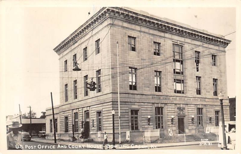 US post office and courthouse real photo Bowling Green Kentucky  